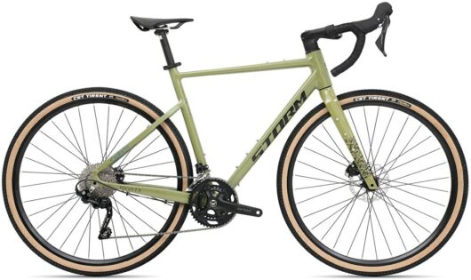 gravel STORM Focus 2.0 54 cm olivová