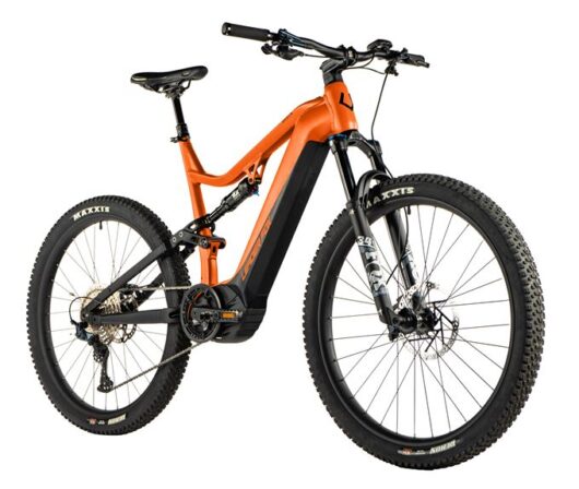 LEADER FOX E-BIKE AYRA FULL.SUSP 29",  RED TIGER (PANASONIC), vel. 17,5", 19,5", 21,5"