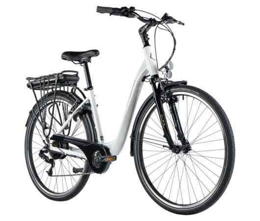 LEADER FOX E-BIKE 28" PARK CITY 16,5"-2, WHITE (rear motor), vel. 16,5"