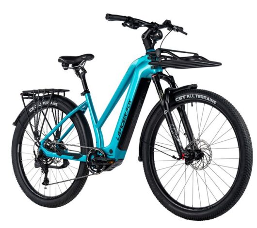 LEADER FOX E-BIKE 28" BEND LADY CROSS 18"-2, RED TIGER/BLACK (M510), vel. 18" - Image 2